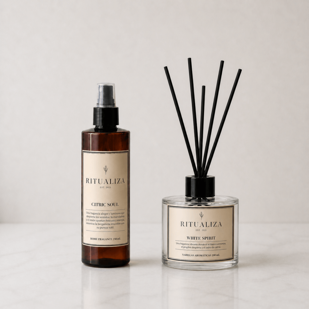 Pack Home Spray Citric Soul 250 ml + Varillas Aromáticas White Spirit 200 ml